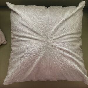 West Elm Embroidered Metallic Bullseye Pillow Cover and Insert
